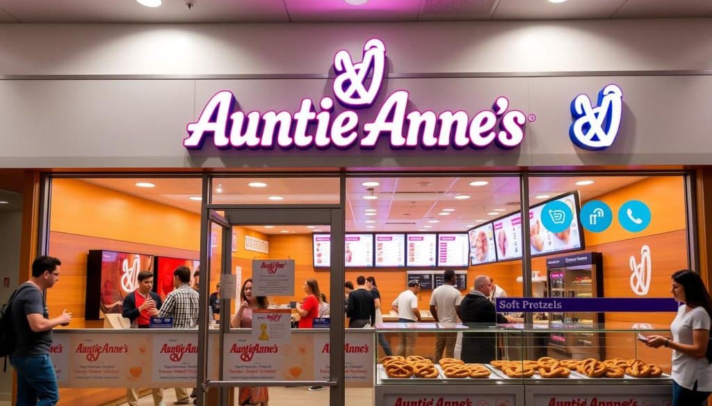 auntie anne's franchise social media