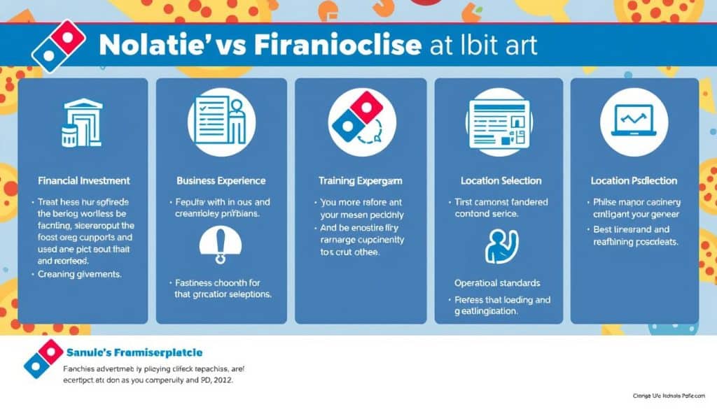 domino's franchise requirements