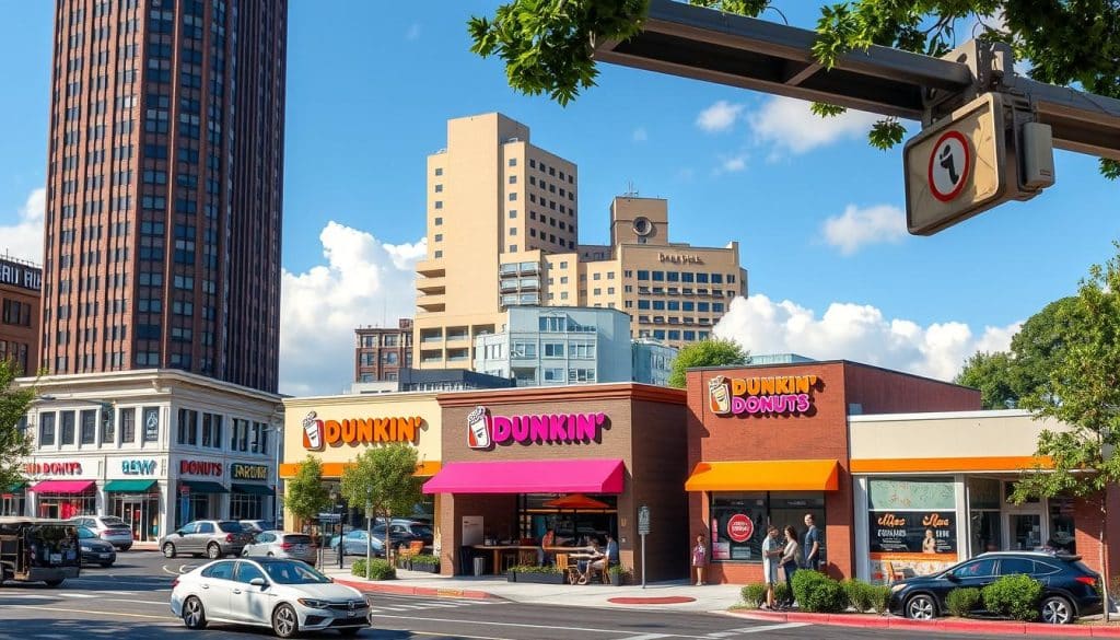 dunkin donuts location availability