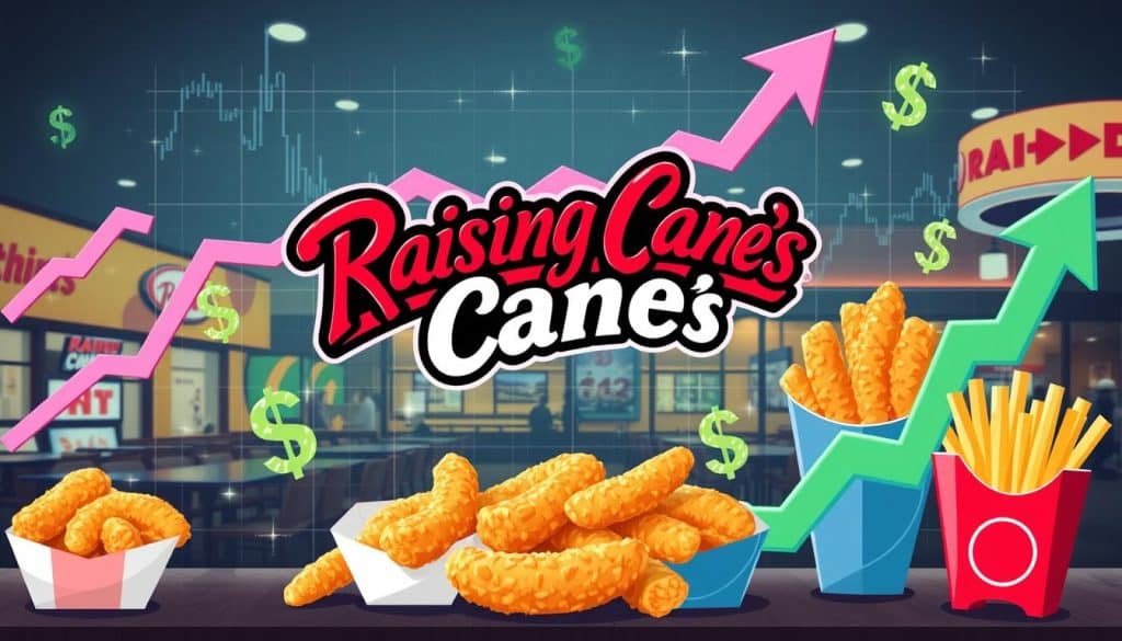 financial projections for Raising Cane's franchises