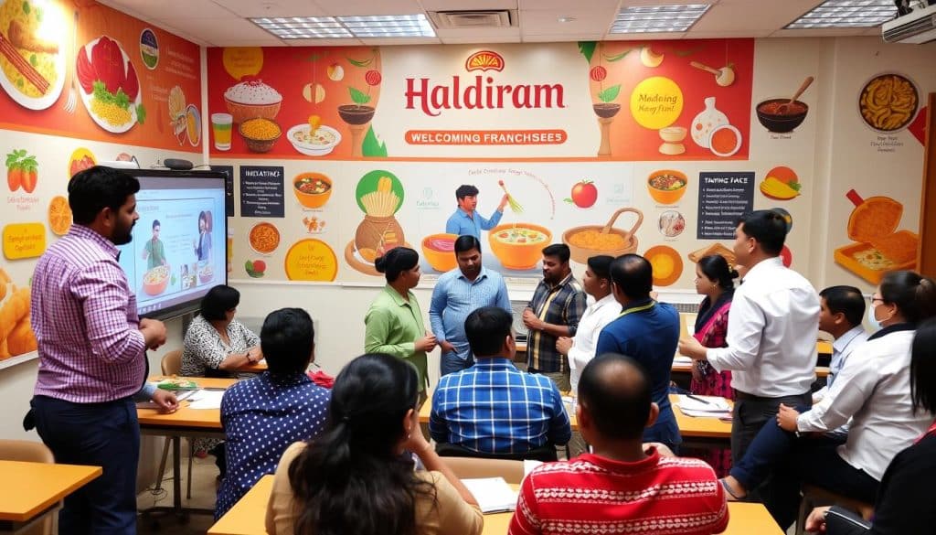 haldiram franchise training