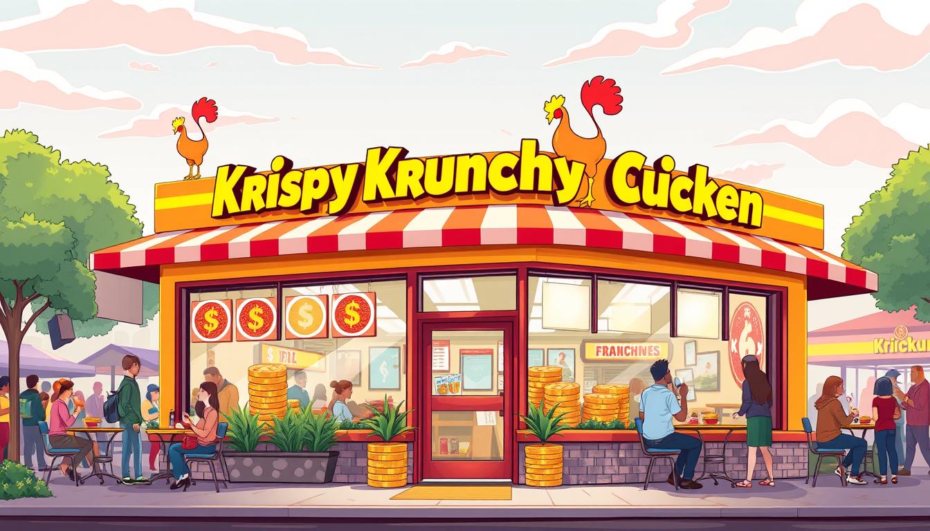 krispy krunchy chicken franchise cost