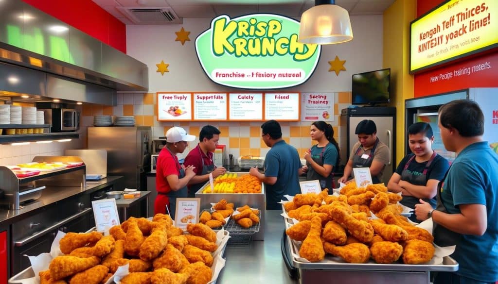 krispy krunchy chicken franchise support