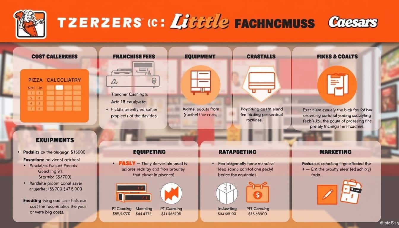 little caesars franchise cost