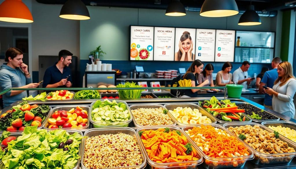 marketing strategies for salad and go franchise