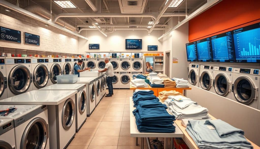 operational tasks in laundry franchise