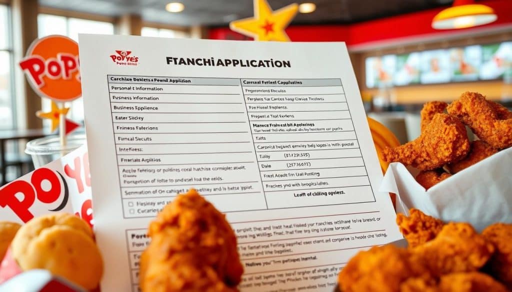 popeyes franchise application