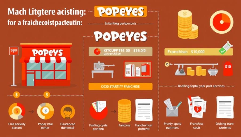 popeyes franchise costs