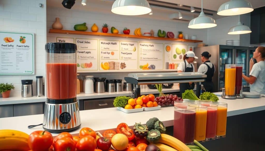 smoothie franchise food safety