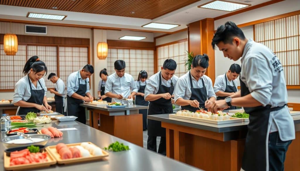 sushi franchise training